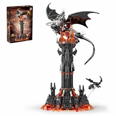 DK 7043 Dark Tower Klemmbausteine Modell – Schwarzer Turm Architektur Bausatz - Bild 1 von 4