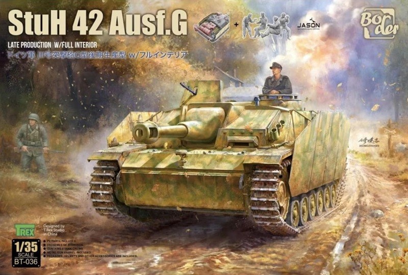 Border Model BT036 - 1:35 StuH 42 AUSF.G Late Full Interior - New