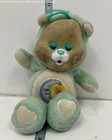 Kenner Green Care Bear Club Bedtime Bear Plush Flocked Face Embroidered — photo 1