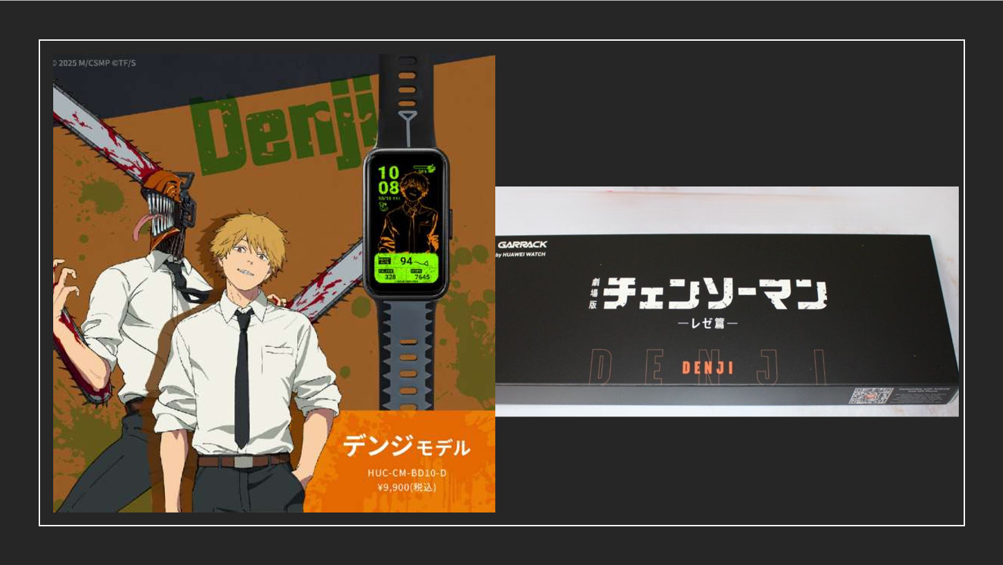 GARRACK Chainsaw Man Denji Model Smartwatch Quartz HUC-CM-BD10-D New Japan