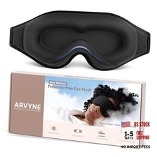 Sleep Mask for Side Sleepers, 100 Blackout Eye Mask for Sleeping with 3D Deep