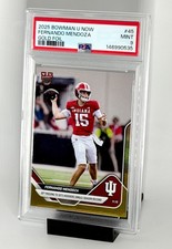 2025 Bowman U Now #45 Fernando Mendoza Gold Foil /50 – PSA 9 MINT