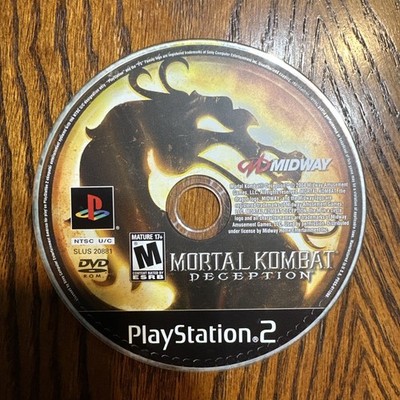 Mortal Kombat Deception (Sony PlayStation 2 PS2, 2004) Disc Only. Tested works.