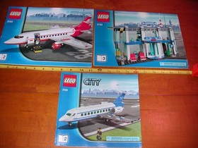 LEGOS 3181 3182 AIRPLANE OWNERS INSTRUCTION MANUAL BOOKS BUILDING TOY AIRPORT
