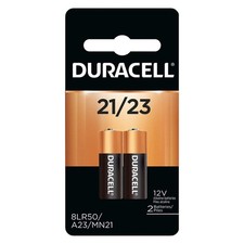 DURACELL MN21 Battery,Alkaline,Size 21/23,12VDC,PK2 489D85
