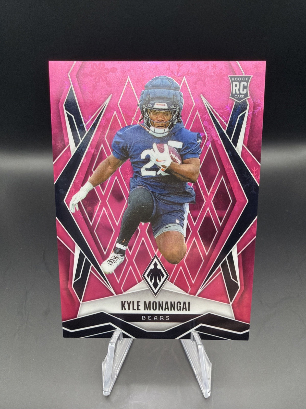 2025 Panini Phoenix - KYLE MONANGAI- Pink Winter (RC) /299- Bears #249