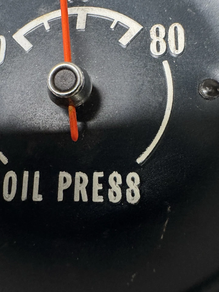 6464285 OEM 1975-1976 Chevrolet Corvette 80 PSI manómetro de presión de aceite probado  Foto 3 de 4