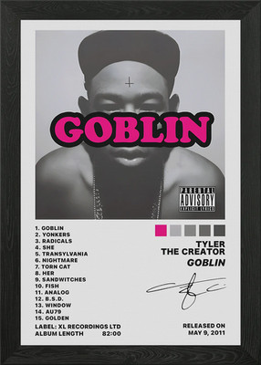 Tyler, The Creator - Goblin Album C gerahmtes Wandbild Poster Leinwanddruck Bild
