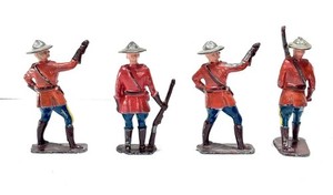 Lead Canadien Mounties 5.5 cm or 2.25 inches