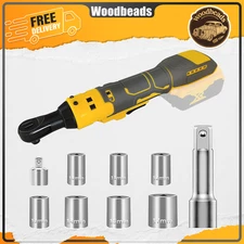 Cordless Ratchet Wrench for Dewalt 20V Battery, 3/8" Electric Ratchet Set