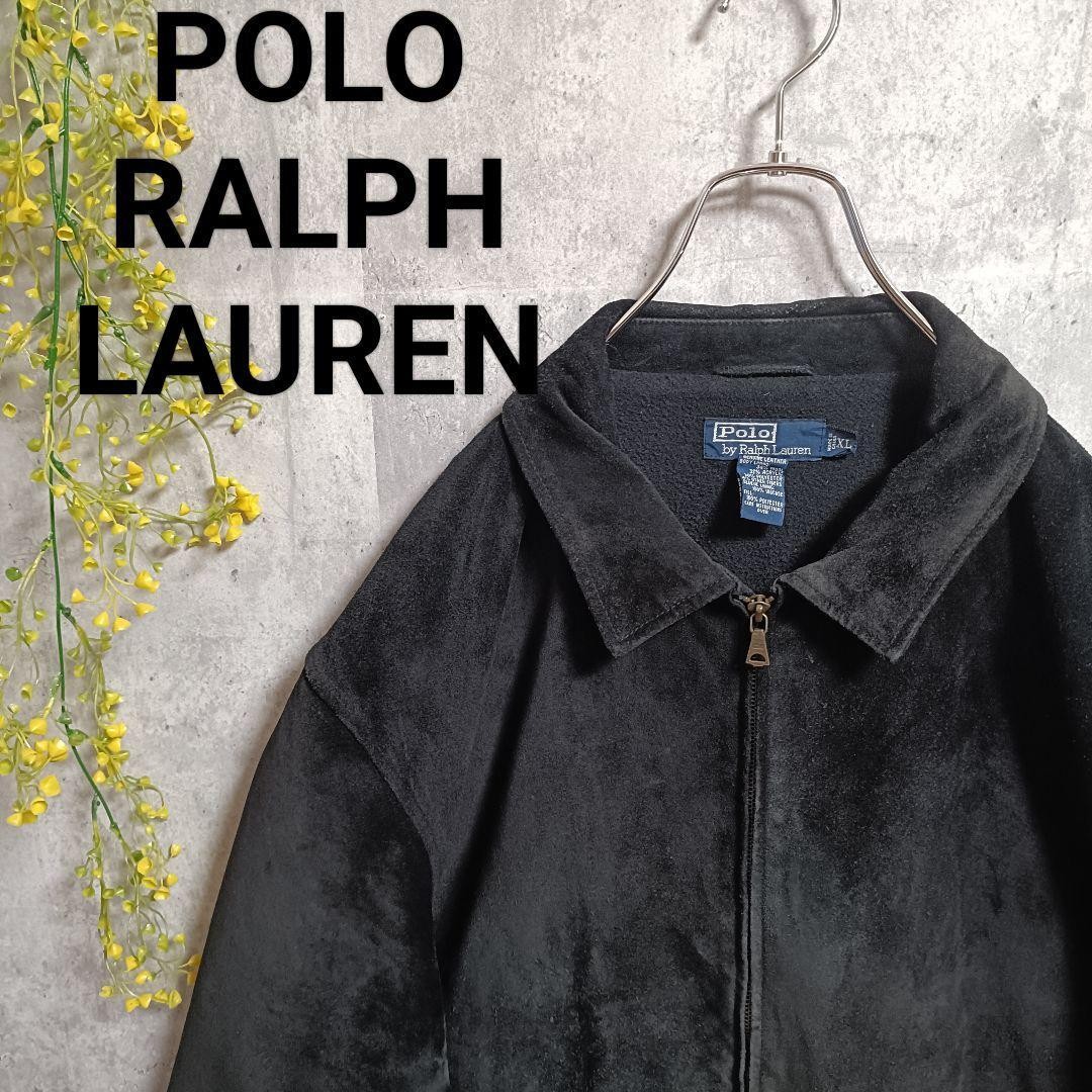 Polo Ralph Lauren leather jacket suede vintage denim shirt POLO RALPH LAUREN SPO