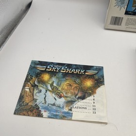 Sky Shark NES CIB Original Box & Manual Authentic 1988 Excellent Condition