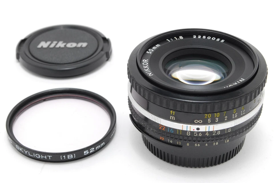 ▶[NEAR MINT] Nikon Ai-s Nikkor 50mm f1.8 MF Manual Focus Pancake Lens From JAPAN - Image 2 of 4