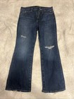 UNIQLO Women's Jeans Size 27 Dark Wash Skinny Fit Flare Style High Cotton Denim — photo 1