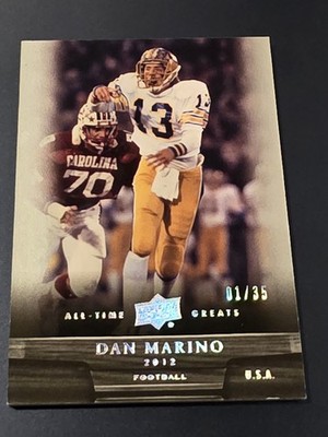 2012 UPPER DECK ALL TIME GREATS DAN MARINO #18 1/35