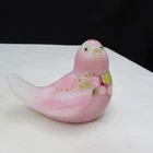 Fenton Rosalene Satin Florals Hand Painted Song Bird Special Order LE 2011 W60