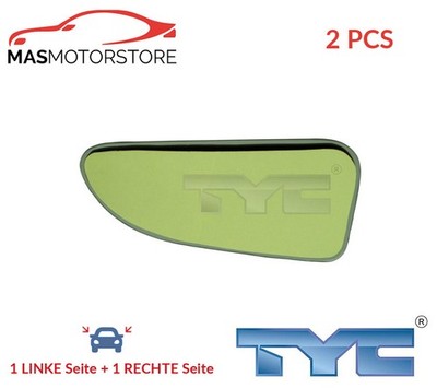 AUßENSPIEGEL SPIEGELGLAS PAAR TYC 324-0036-1 2PCS P NEU OE QUALITÄT