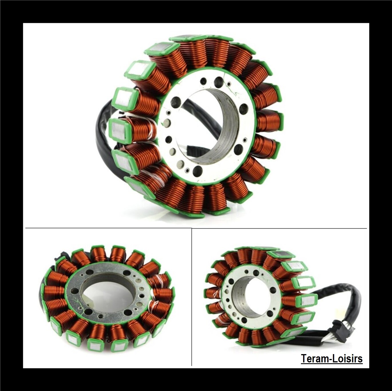 Alternateur stator de charge neuf Kawasaki ER 400 N R 2011 2012 2013 bobinage cuivre