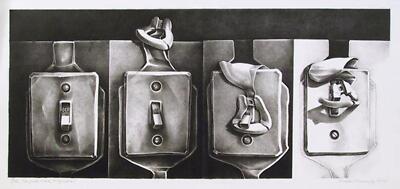Charles Massey, Skyhook, Start, Progression, Lithograph, signed and numbered in