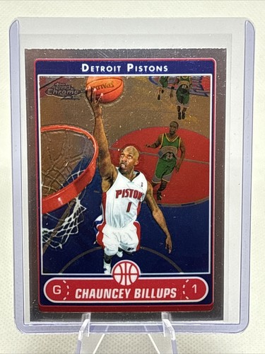 2006-07 Topps Chrom #5 Chauncey Billups Folie NBA HOF NM+