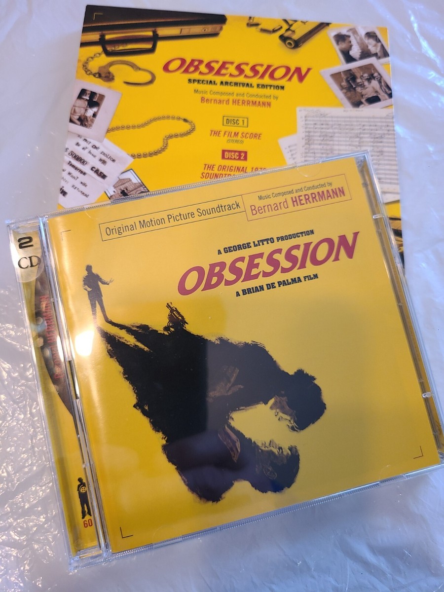 OBSESSION Soundtrack 2-CD, Bernard Herrmann, Music Box, Ltd=3000