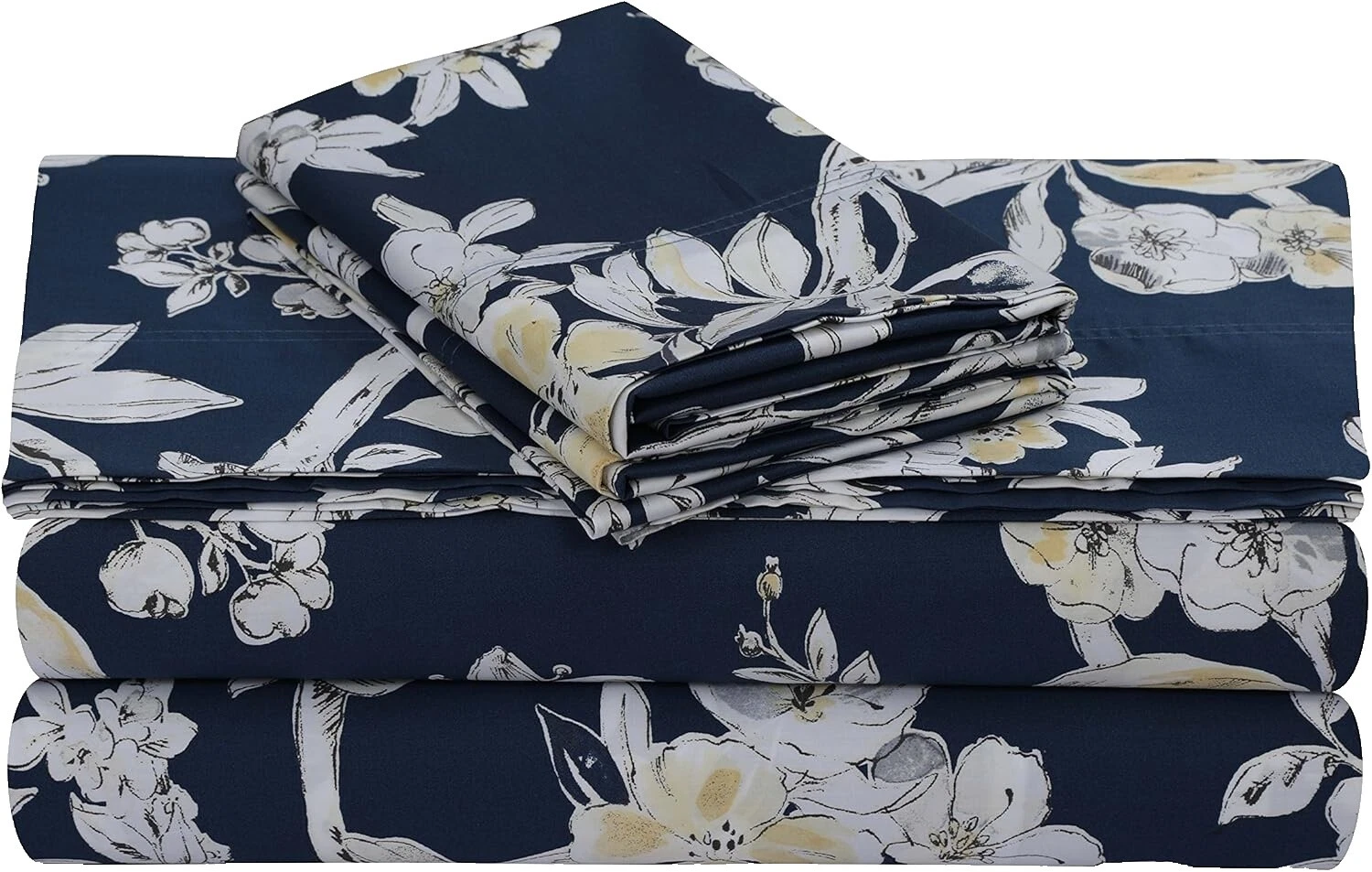 Cotton Sateen Floral Pillowcases
