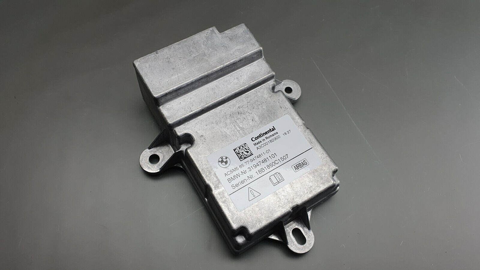 Original BMW Control Airbag Module Acsm5 9474811 for sale online  