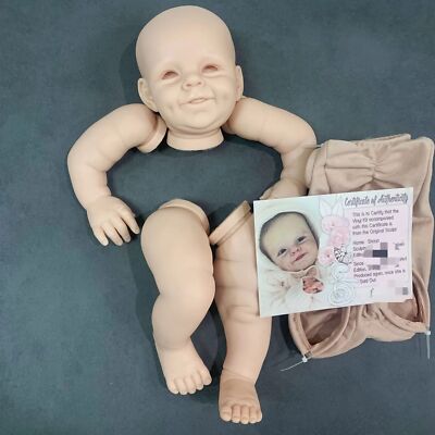 21'' Unpainted Reborn Doll kit Shaya Fresh Color Blank Mold + COA Cloth Body Eyes