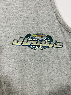 VINTAGE Jimmy'z Men's Gray Surf Skate Surfer Beach Tank Top VINTAGE Jimmy'z Men's Gray Surf Skate Surfer Beach Tank Top