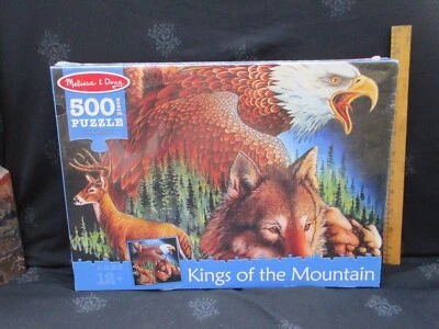 Melissa & Doug "Kings Of the Mountain " 500 pc Puzzle 19" x 19" NEW Sealed - Image 1 of 4