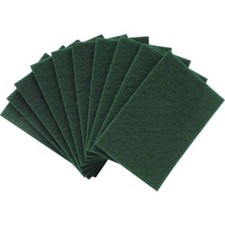 Non woven Hand Pads General Green Scuff Compatible with Scotch Brite Pack Of 10