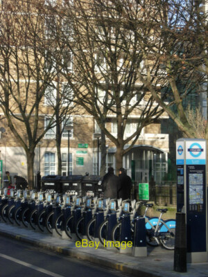 Photo 6x4 Boris Bikes on Bath Street A line up of TfL's hire cycles with  c2010