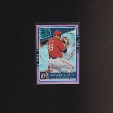 2017 Donruss Optic Pink Retail Exclusive Adalberto Mejia Rookie Minnesota Twins