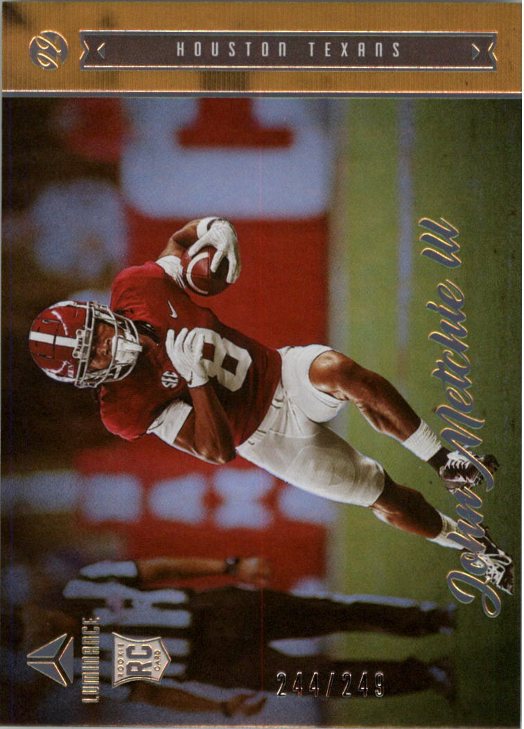 2022 Panini Luminance Gold #193 John Metchie III /249 - NM-MT