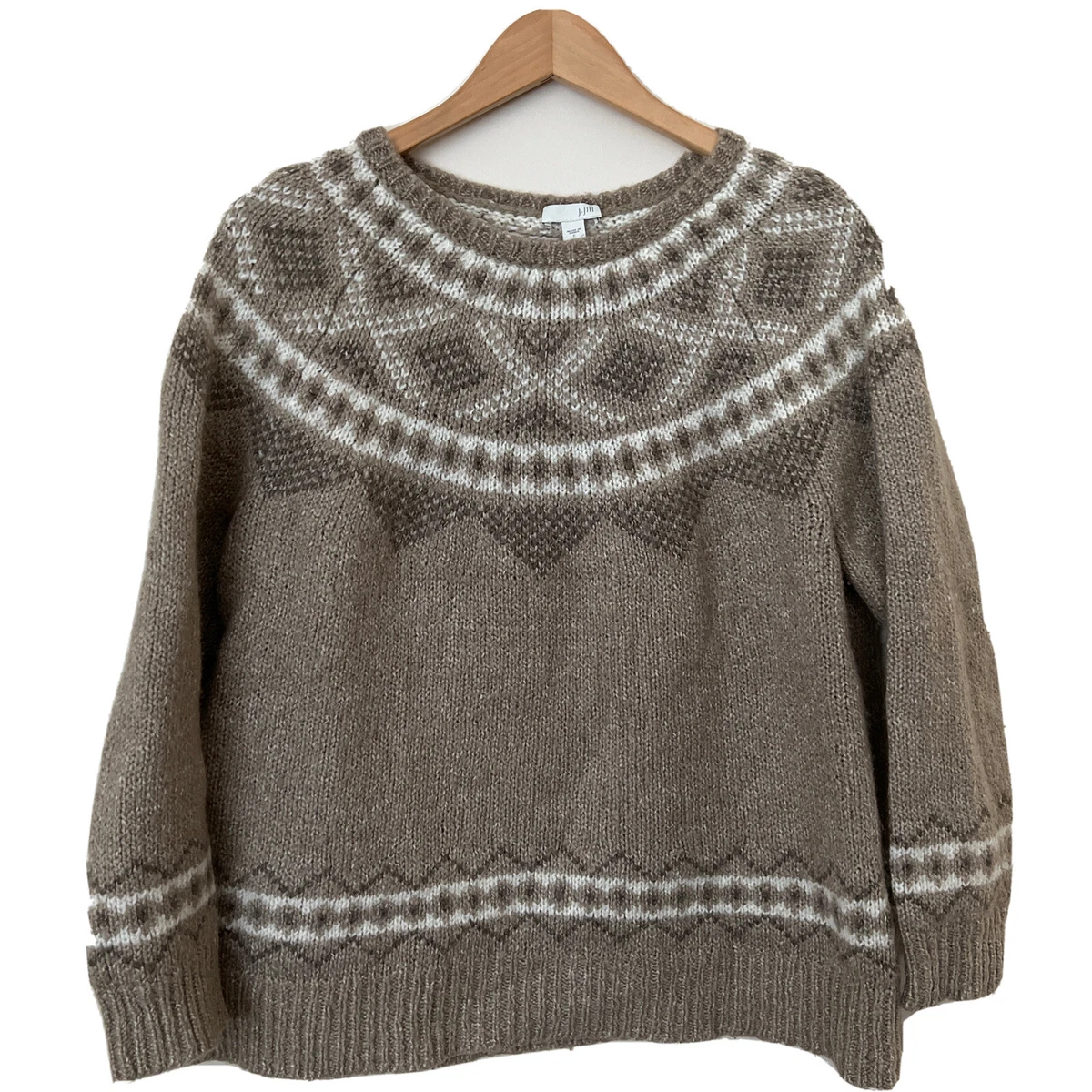 J jill fair isle sweater cheap