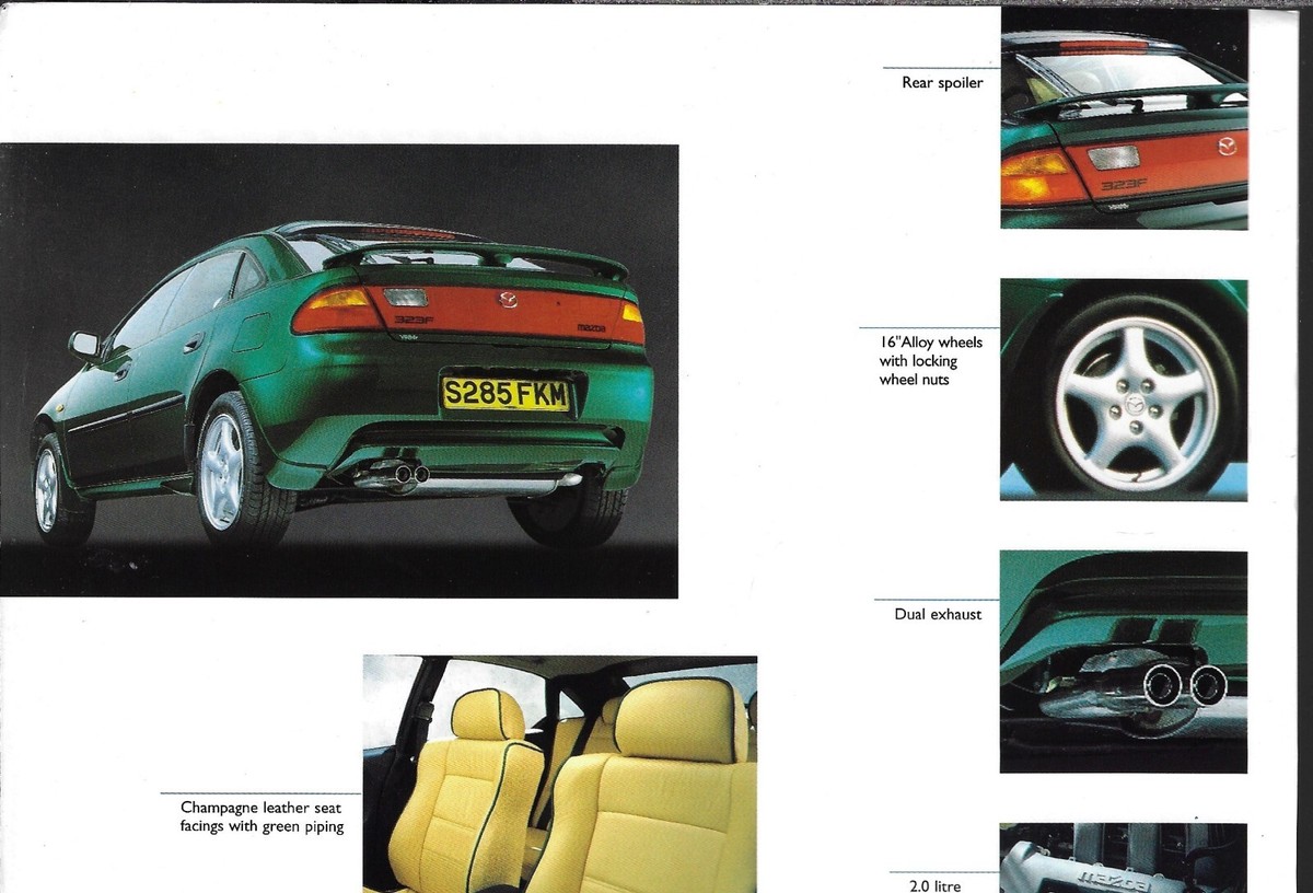 マッピー Mazda 323 F 2.0 V6 ZXi SE Limited Edition 1998 UK Market Single