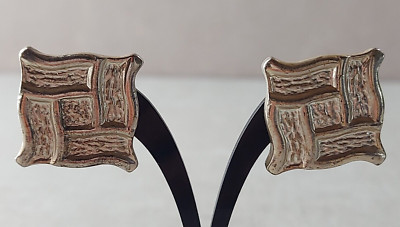 Ancienne Paire De Boucles D'oreilles Clips émaillées Rouge Marque Dolce Vita - Stock Magasin Neuf