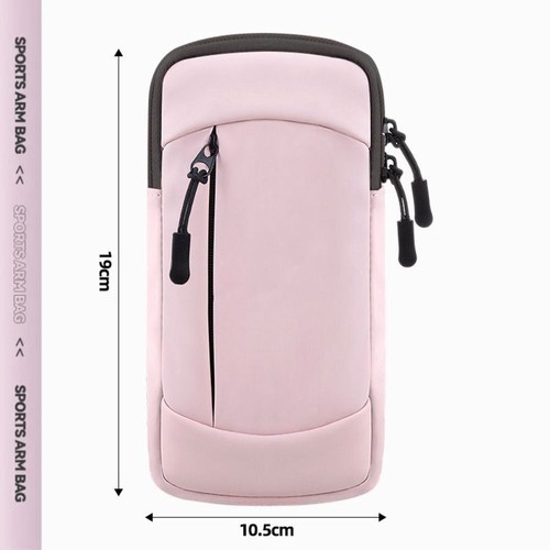 Große Kapazität Handgelenks tasche PU Handys Arm Beutel Neu Arm-Ärmel Fitness - Photo 2/11