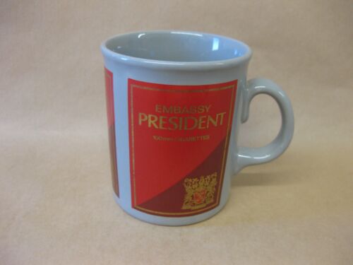 Vintage Embassy Cigarettes Mug ~ President ~ Ceramic Tea Coffee Mug~ Advertising - Picture 3 of 8