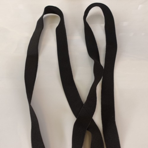 Boy Black X Back Classic Suspenders Solid Silver Skull Clip Adjustable Stretch - Picture 3 of 5