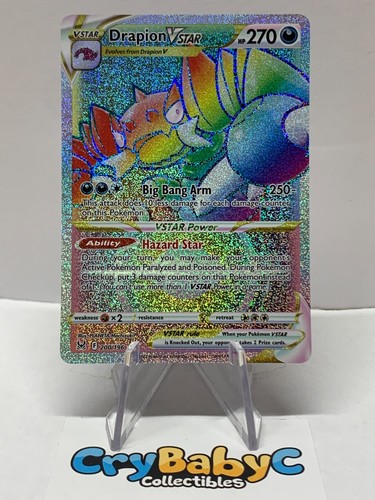 Pokemon Drapion VSTAR 200/196 Lost Origin Sword & Shield SECRET RARE