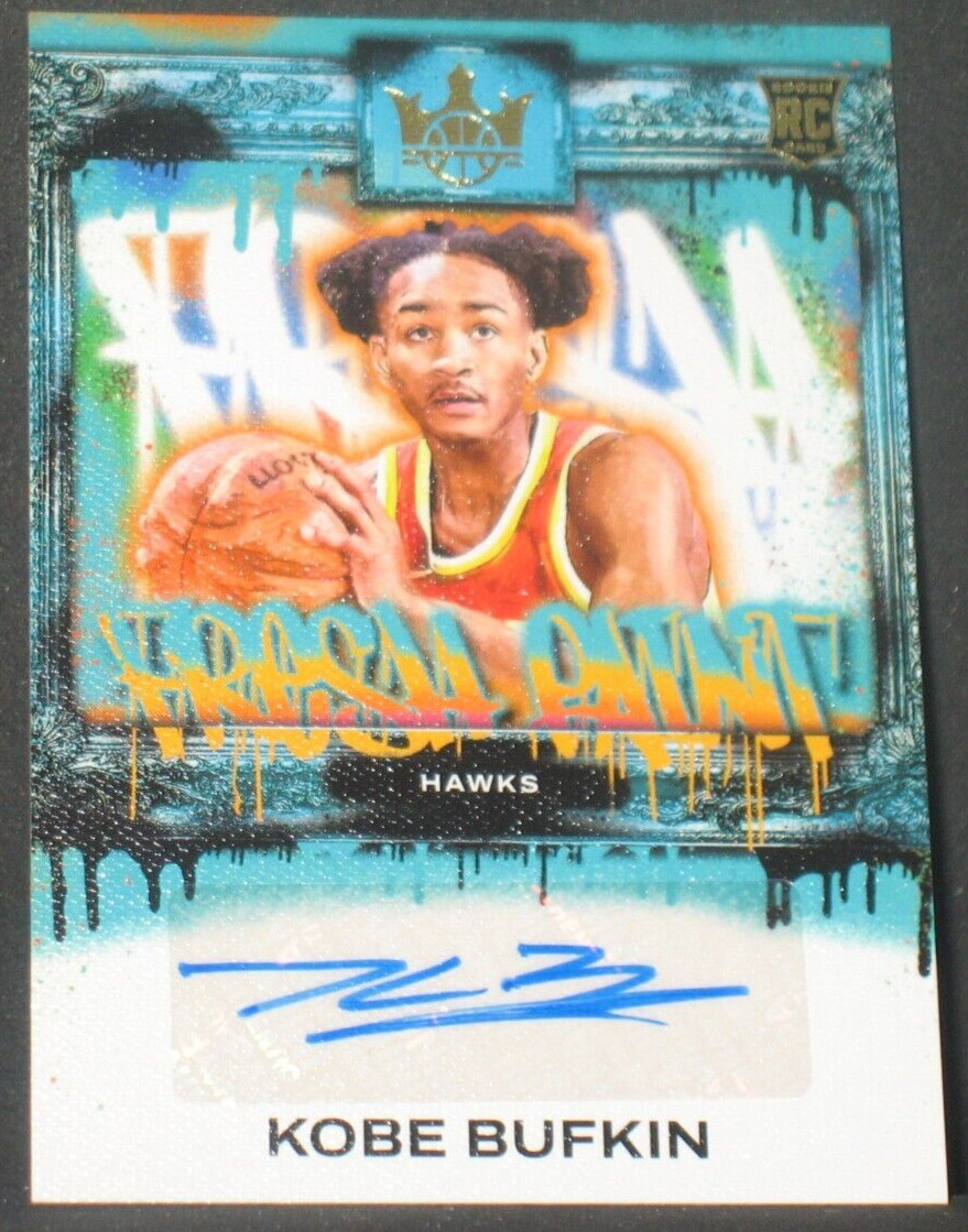 Kobe Bufkin 2023-24 Panini Court Kings Autograph Rookie (117/125) Atlanta Hawks