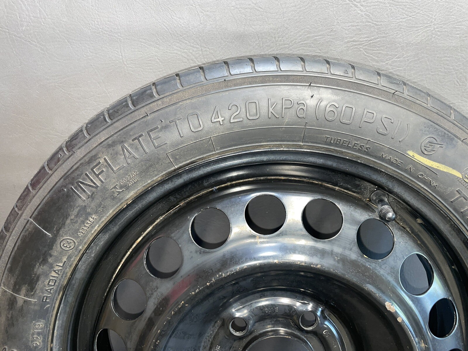 1621 CHEVROLET MALIBU SPARE WHEEL COMPACT TIRE DONUT NOT USED 16x4