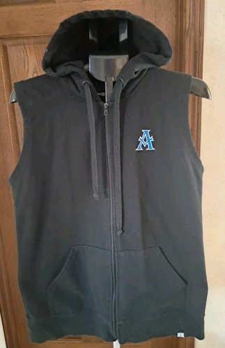 New! North & Acrux Fleece Sleeveless Front Zip Hoodie Sweatshirt Vest Size LG