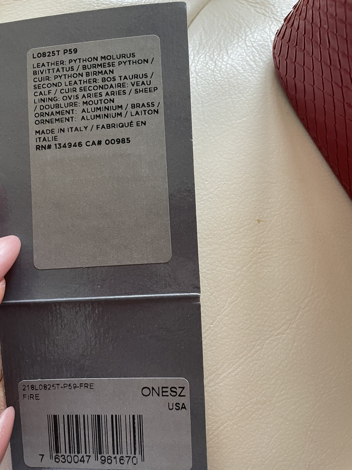 Tom Ford python vernis natalia bag - image 12