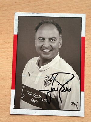 Hansi Müller VfB Stuttgart autograph card original signed #S8941