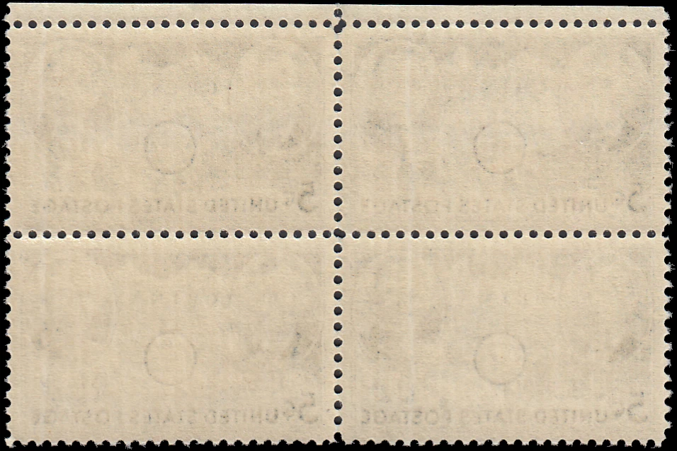 US Stamp #906 - 1942 5¢ China Resistance Issue, EzGrade™ VF/XF, MNH (Block of 4) - Image 2 of 3