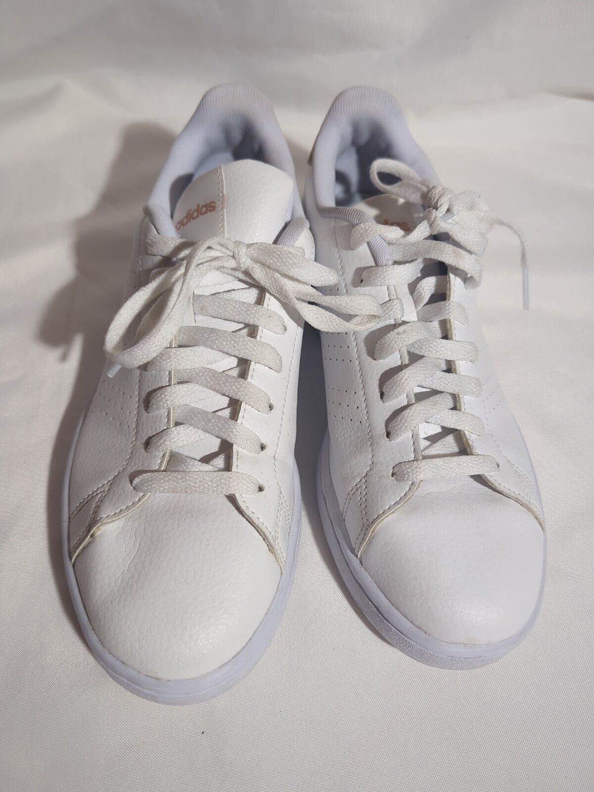 en frente de En todo el mundo virar Adidas Advantage Women's Court White Copper Metallic Shoes US 9.5 UK 8 FR 42  | eBay