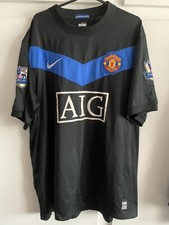 *XL* 2009/10 Manchester United OWEN #7 Away Football Shirt