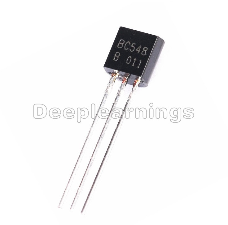 Chanzon BC547B Transistor – 100 Stück, TO-92 NPN, 0,1 A, 50 V, Für Elektronik-DIY Und Bastelprojekte
